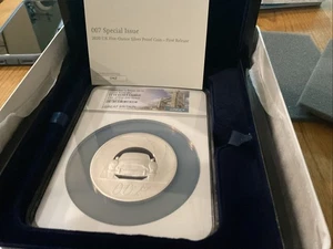 James Bond PF 70 2020 5 OZ Ultra Cameo Uno de los primeros 250 golpeados - Imagen 1 de 1