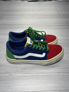 Vans Off The Wall Unisex Zapatos Juveniles Talla 2 Coloridos Old Skool - Imagen 1 de 6