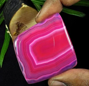 61Cts. Dyed Onyx Agate Fancy Shape Cabochon Loose Gemstone 43X43MM u637 - Picture 1 of 9