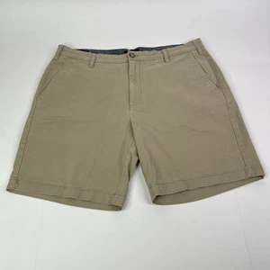 Nautica Herren 36 W Shorts braun Chino vorne flach The Deck Shorts 100 % Baumwolle adrett - Bild 1 von 7