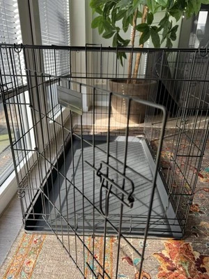Hundekäfig Metall Transportkäfig Auto Hundebox Transportbox faltbar Drahtkäfig - Bild 1 von 4