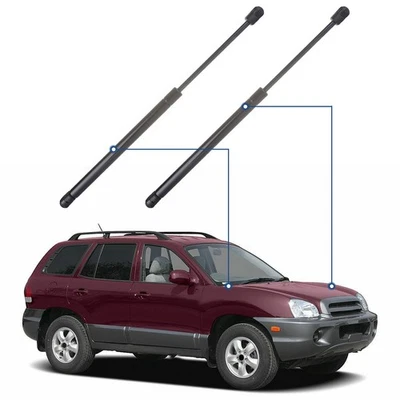 For 2001-2006 Hyundai Santa Fe Qty 2 Front Hood Lift Supports Shocks Struts Foto 1 de 4