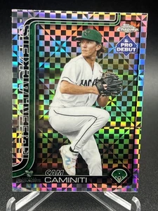 2025 Topps Pro Debut Cam Caminiti Chrome X-Fractor #PDC-16 Augusta Greenjackets - Picture 1 of 2