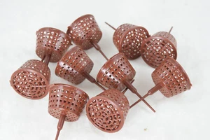 10 Japanese Fertilizer Basket Box w/Cover for Bonsai, Orchid, Garden Plant 1.75" - Picture 1 of 5