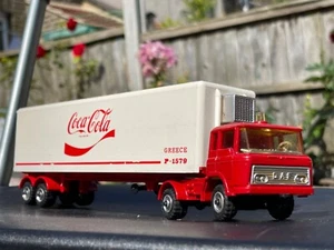 Play trucks 1:50 DAF P-1278 P-78 trailer Coca-Cola classic Greece model rare 143 - Picture 1 of 11