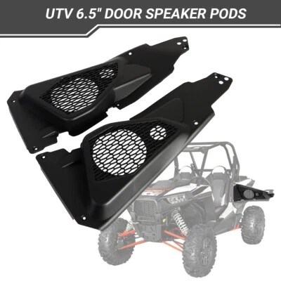 UTV 6.5'' Front Door Speaker Pods For Polaris RZR XP 4 1000 900 S 900 2014-2022 - Image 1 of 4