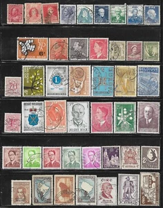 Pacchetto francobolli mondiali lotto di 45 francobolli fuori carta collezione mondiale usati - Foto 1 di 1