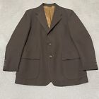 Vintage Levi's Panatela Blazer Mens 44R Brown Two Button Sport Coat