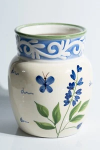 5" Floral Ceramic Vase "Certified International Company " - Picture 1 of 5