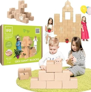 GIGI BLOKS 60 XXL BUILDING BLOCKS for Big Imaginations - Picture 1 of 23
