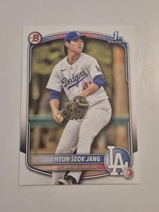 2025 Bowman Prospect Hyun-Seok Jang 1° Bowman Los Angeles Dodgers #BP-51 - Foto 1 di 2
