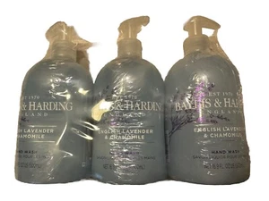 3-Pack Baylis & Harding English Lavender & Chamomile Hand Wash 16.9 FL. oz. New - Picture 1 of 1