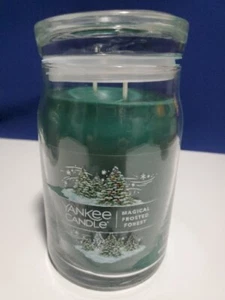 Yankee Candle Magical Frosted Forest Signature Large 22oz Jar Candle 2 Wicks - Picture 1 of 7