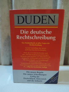 Duden, Die deutsche Rechtschreibung, 1996, 21. Aufl., sehr gut - Bild 1 von 4