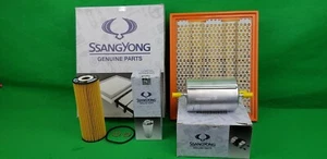 GENUINE SSANGYONG STAVIC MPV 3.2 L PETROL FILTER PACK (OIL + AIR + FUEL FILTER) - Picture 1 of 7
