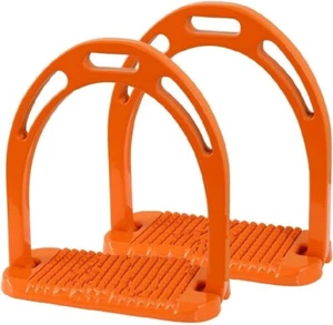 Estribos para montar a caballo hierros ligeros duraderos aluminio metal - Imagen 1 de 2