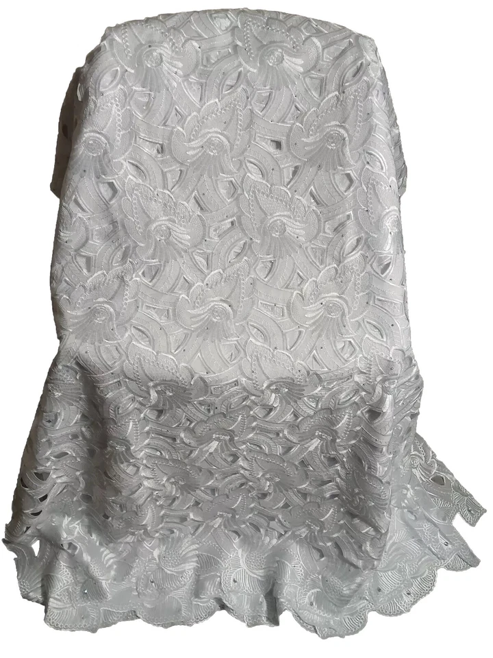 african lace fabric 5 yards - Image 1 of 3