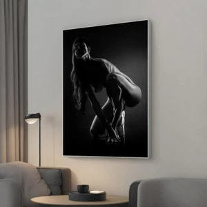 Sensual Ballet Dancer Art Canvas Unframed Print Art - Picture 1 of 4