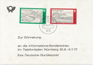 BUNDESREPUBLIK 1977 Sonderkarte der Deutsche Bundespost zur Erinnerung an TELEFO