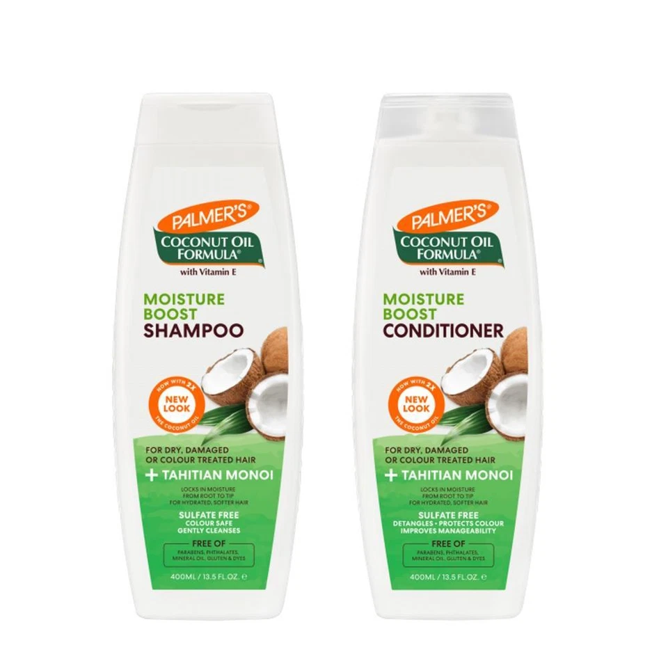 Palmer's Coconut Oil Formula Moist Boost Shampoo & Conditioner 400ml - Image 1 of 1
