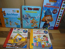 Buchpaket 5 Kinderbücher z.Bsp. Wickie Mitsingbuch / Tom & Jerry Puzzlebuch 
