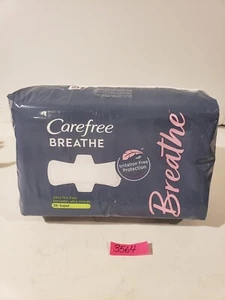 28 COUNT CAREFREE BREATHE SUPER ULTRA THIN PADS - Picture 1 of 4