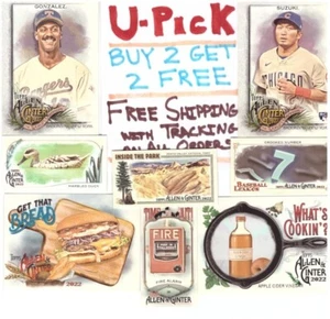 2022 Topps Allen Ginter 250-350+ Inserts, MINI Inserts Buy 2 Get 2 FREE Shipping - Picture 1 of 2