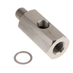 1/8 "NPT Öldrucksensor T Stück auf NPT Adapter für Pkw LKW - a - Bild 1 von 15