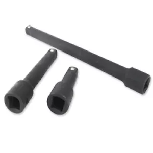3/4" DRIVE 4" 6" 10" AIR IMPACT WRENCH EXTENSION BAR SET - HD 3pc - Picture 1 of 3