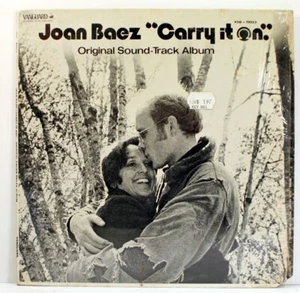 Joan Baez Carry It On Original Sound-Track Album LP 1971 Open Shrink - Picture 1 of 6