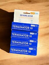 4 AcneFree Terminator 10 Acne Spot Treatment Exp. 6/24 Severe Acne