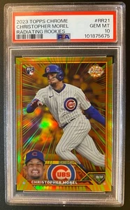 2023 Topps Chrome Christopher Morel Radiating Rookies #RR21 PSA 10 Gem Mint RC - Picture 1 of 2