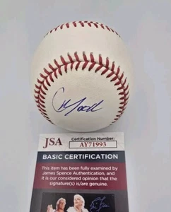 CHRISTIAN MOORE LOS ANGELES ANGELS TOP PROSPECT SIGNED ROMLB BASEBALL JSA - Picture 1 of 2