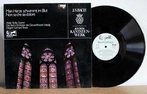 BACH Cantates BWV 199 et 209 Adèle Stolte Gerhard Bosse Eurodisc 80 615 KK  - Foto 1 di 2