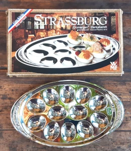 Vintage WMF Eierkabarett STRASSBURG, Cromargan, 60er Jahre in OVP - #74 - Bild 1 von 4