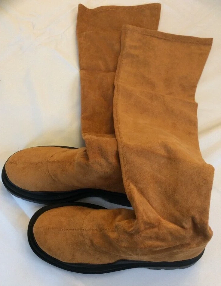 Privileged Lemon Drop Alissa Suede Ankle Boots - Slip On Block Heel, 2.5 Inch, Vegan Suede - View #9