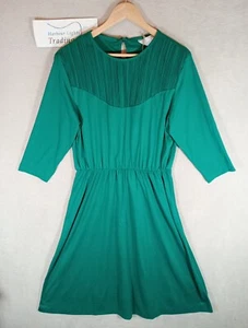 Blair Tea Dress Womens Teal Green Size 10-12 P Retro Vintage Made USA - Picture 1 of 18