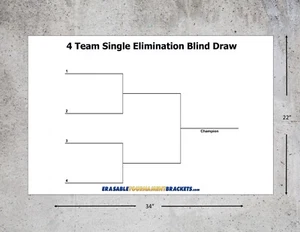 CORNHOLE 22x34 4 GIOCATORI SINGOLA ELIMINAZIONE TORNEO STAFFA BLIND DRAW +PENNA - Foto 1 di 4