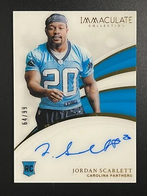 JORDAN SCARLETT 2019 Immaculate Collection #'d /99 on-card Auto Rookie RC - Image 1 of 2