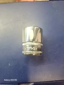 Snap-on 3/8" Drive 12-Point Metric 18 mm Flank Drive Shallow Socket FM18 Like Ne - Bild 1 von 3