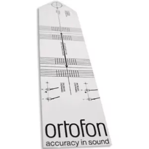 Ortofon Cartridge Alignment Protractor - Turntable Stylus Set-Up Tool - Picture 1 of 10