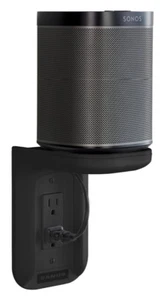 Soporte de altavoz de estante de salida SANUS WSOS1-B1 para Sonos ONE & PLAY:1 - negro - Imagen 1 de 5