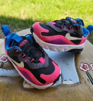 Nike Air Max 270 React "Multi" niñas pequeñas 5C Foto 1 de 4