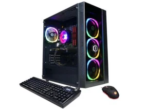 CyberPowerPC GMA6800WST Gamer Master Ryzen 5 5500 3.6GHz AMD Radeon RX 6700 10GB - Picture 1 of 3