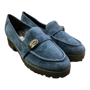 Mocasines sin cordones Easy Spirit Wendy de gamuza azul marino para mujer talla US 8,5 M NUEVOS - Imagen 1 de 7