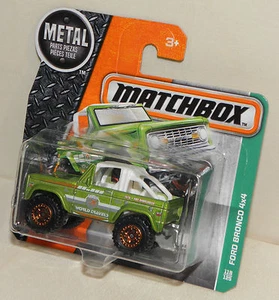 2016 Matchbox FORD BRONCO 4x4 "Leipzig World Travels" # 118 DMH02 MBX Explorers - Bild 1 von 6