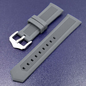 12 14 16 18 19 20 21 22 23 24 26 28mm Silicone Bracelet Rubber Watch Band Strap