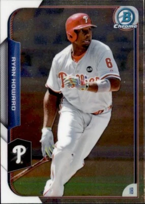 RYAN HOWARD PHILADELPHIA PHILLIES - 2015 BOWMAN CHROME #18 - Image 1 of 2