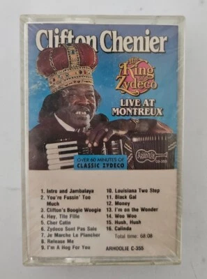 Clifton Chenier The King of Zydeco Live At Montreux Cassette Tape Sealed - Image 1 of 3