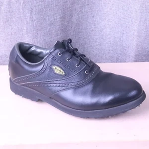 Footjoy Junior GJ Golfing Shoes Youth 6M Black Plastic Cleats 45038 - Picture 1 of 13